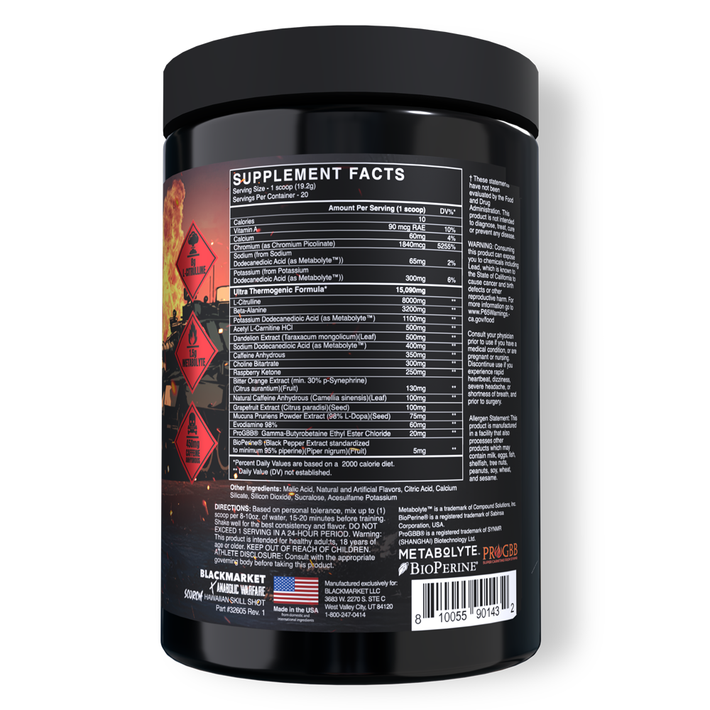 BlackMarket x Anabolic Warfare SCORCH